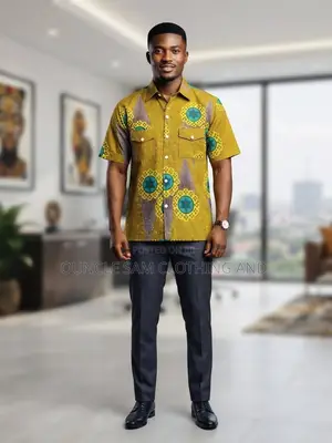 African Print Shirt for Men