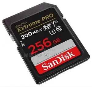 Sandisk SD Card 256GB Extreme Pro 200mb/S V30