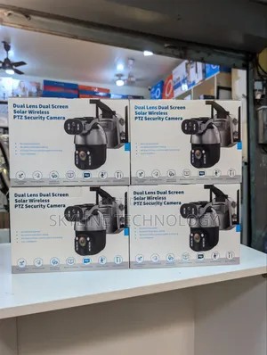 4G UBox High Quality CCTV Camera With Dual Solar Panels