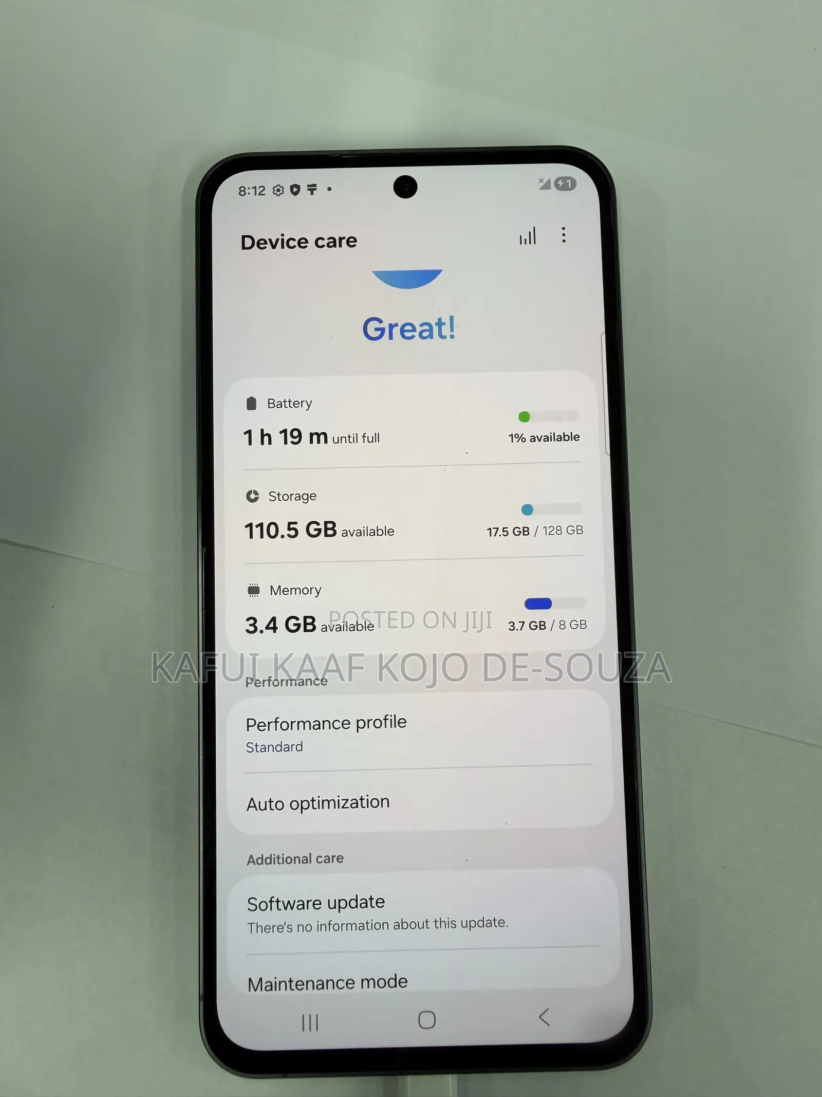 New Samsung Galaxy S24 FE 128 GB Graphite