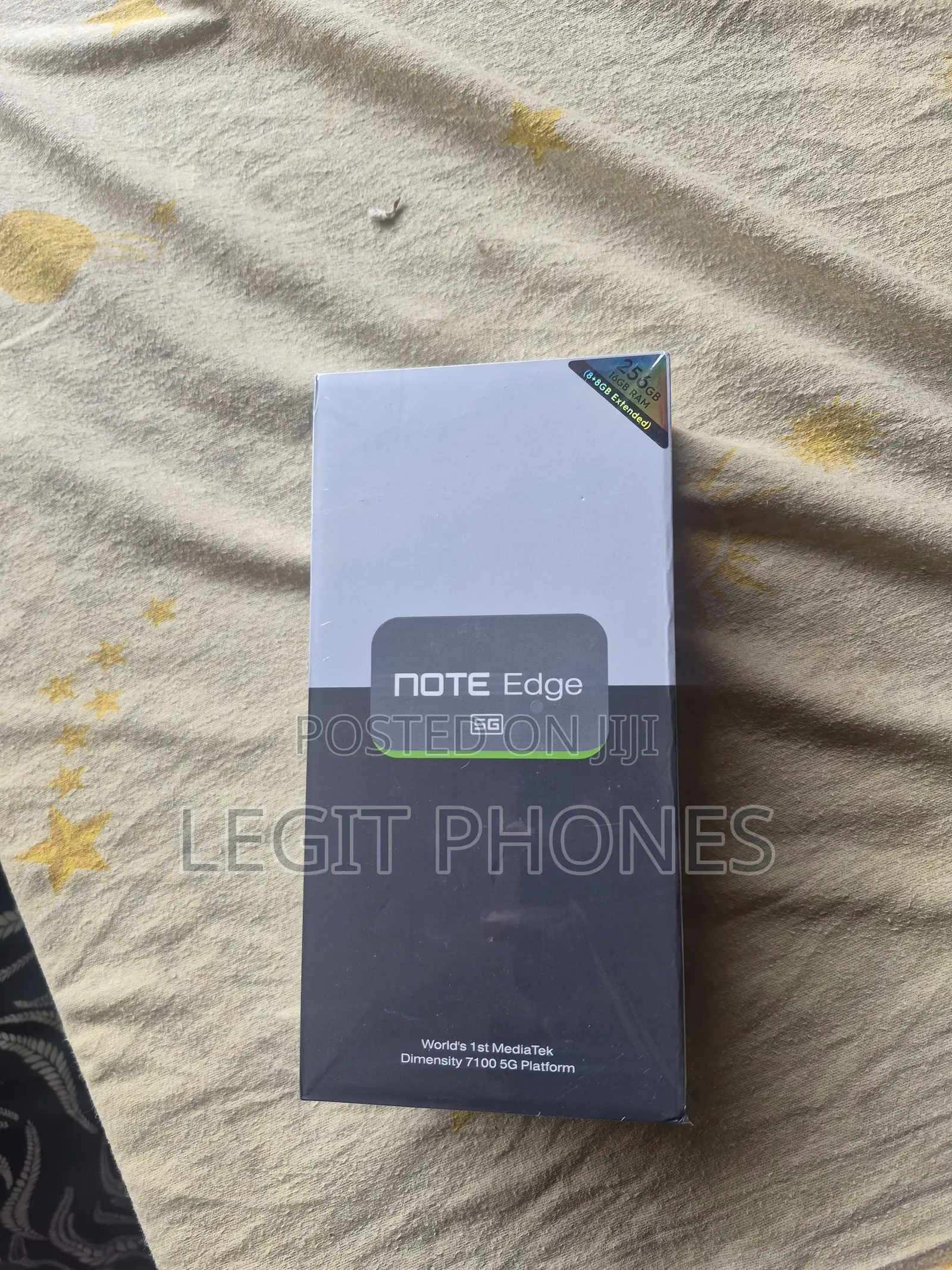 New Infinix Note Edge 256 GB Gray