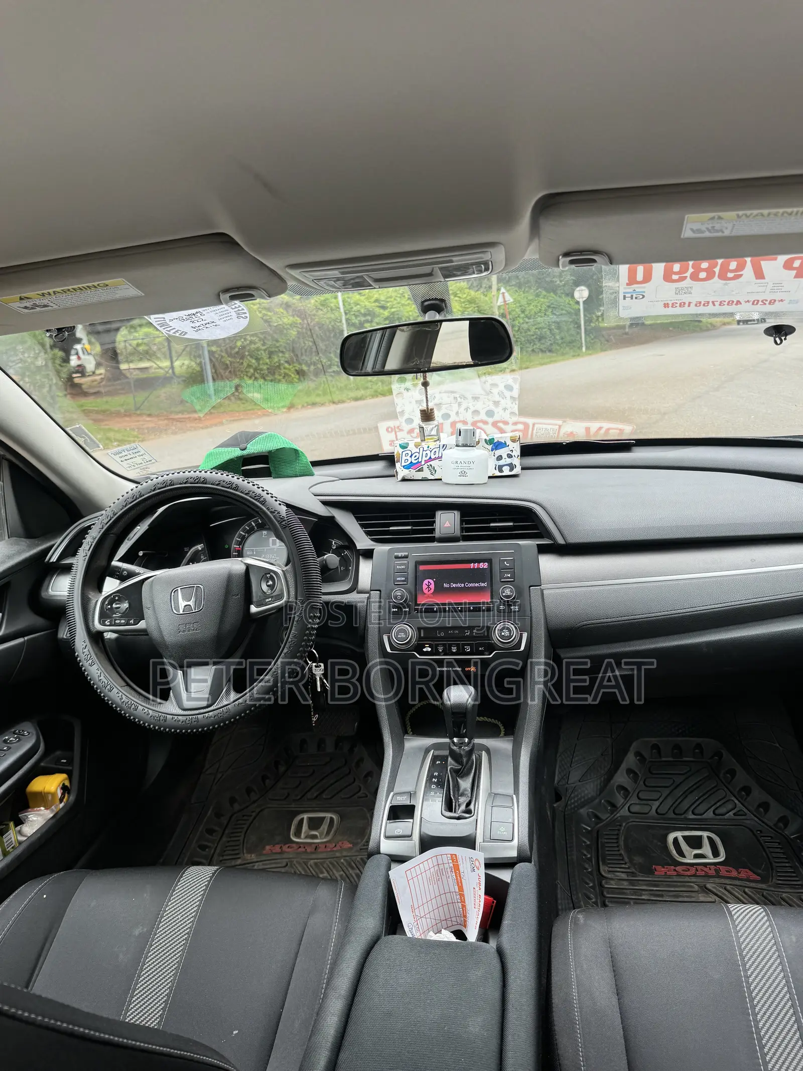 Honda Civic LX Sedan 2018 Gray