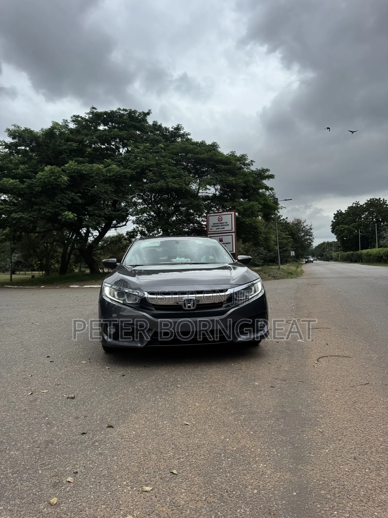 Honda Civic LX Sedan 2018 Gray
