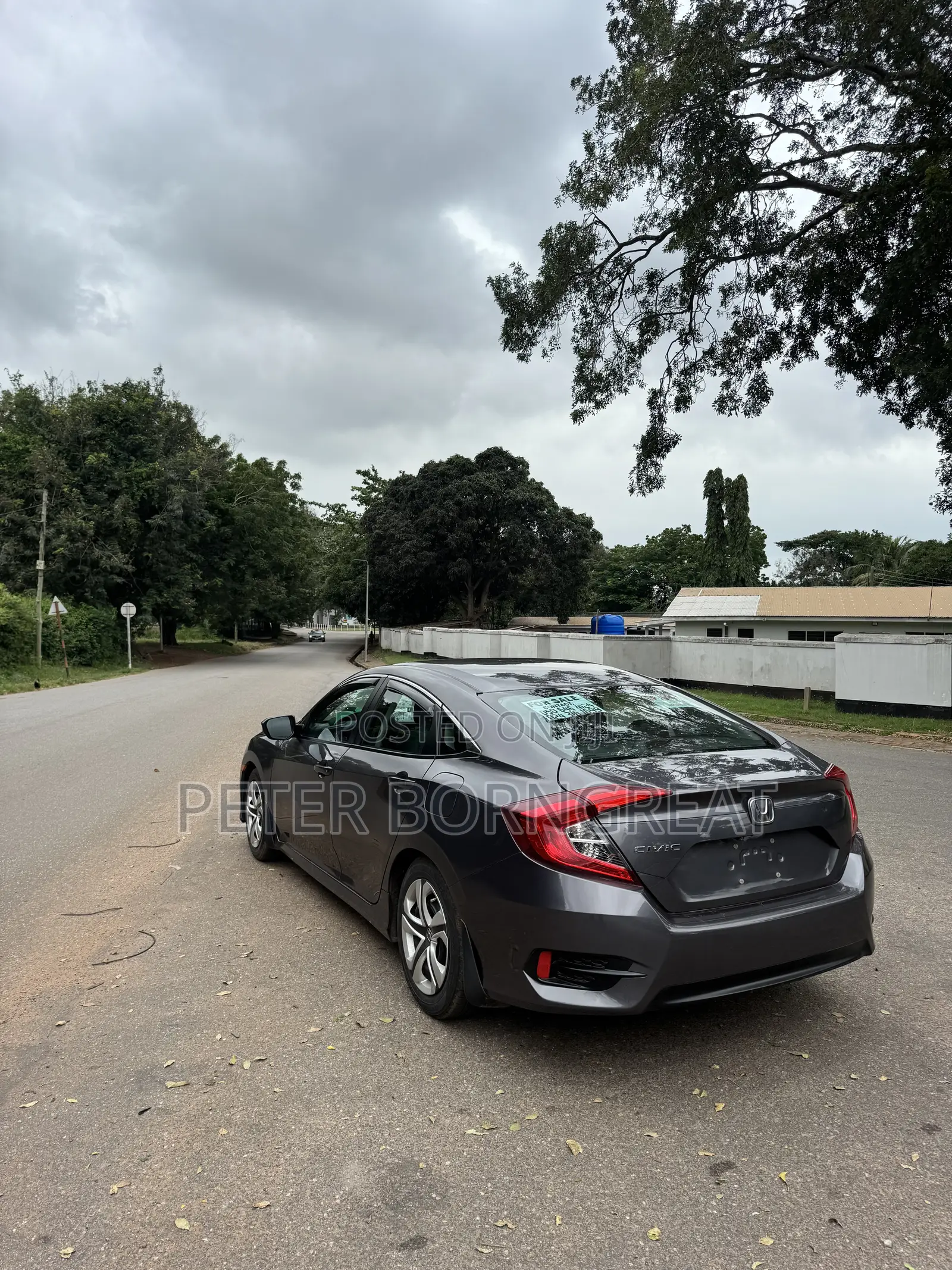 Honda Civic LX Sedan 2018 Gray