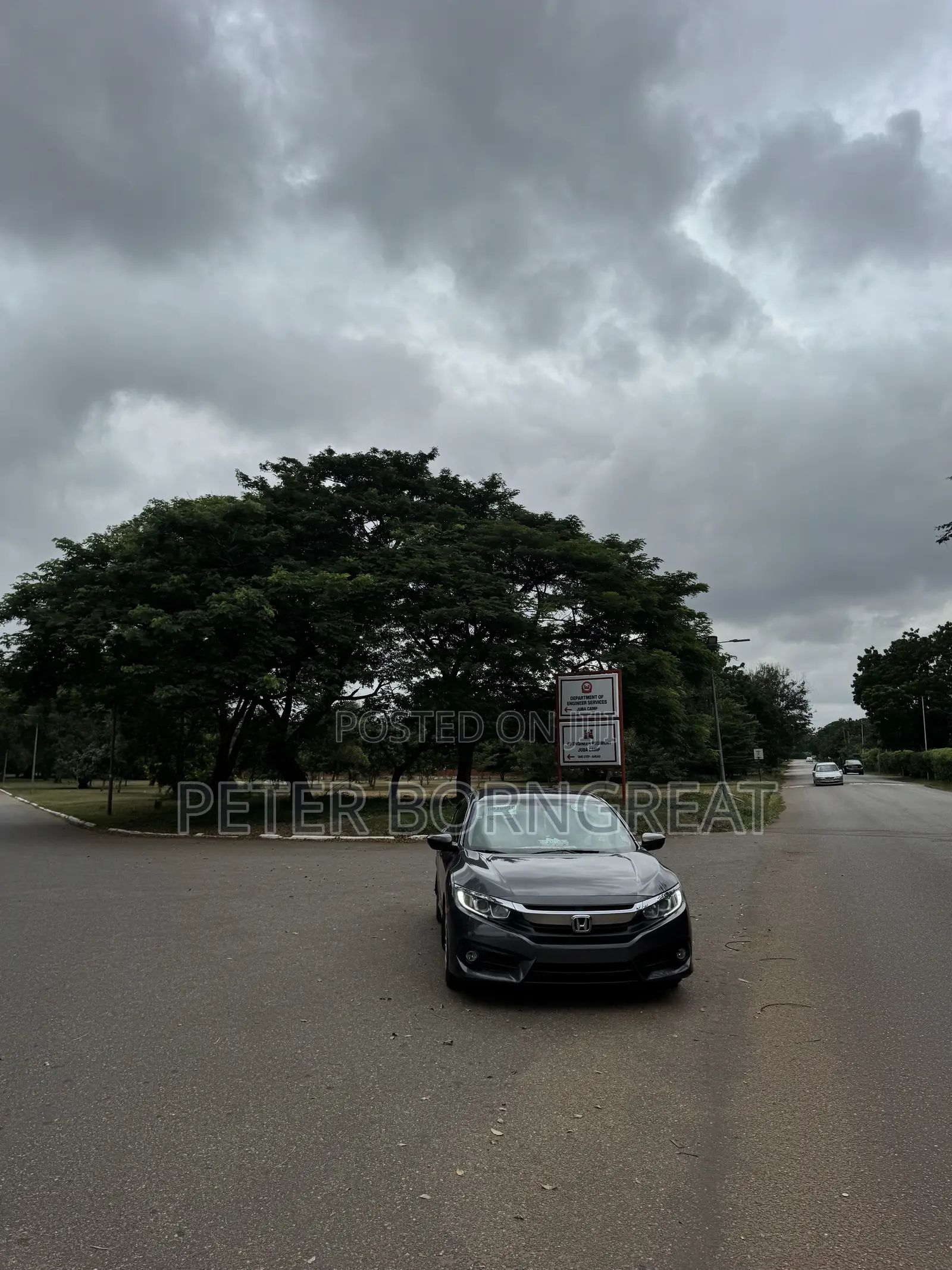 Honda Civic LX Sedan 2018 Gray