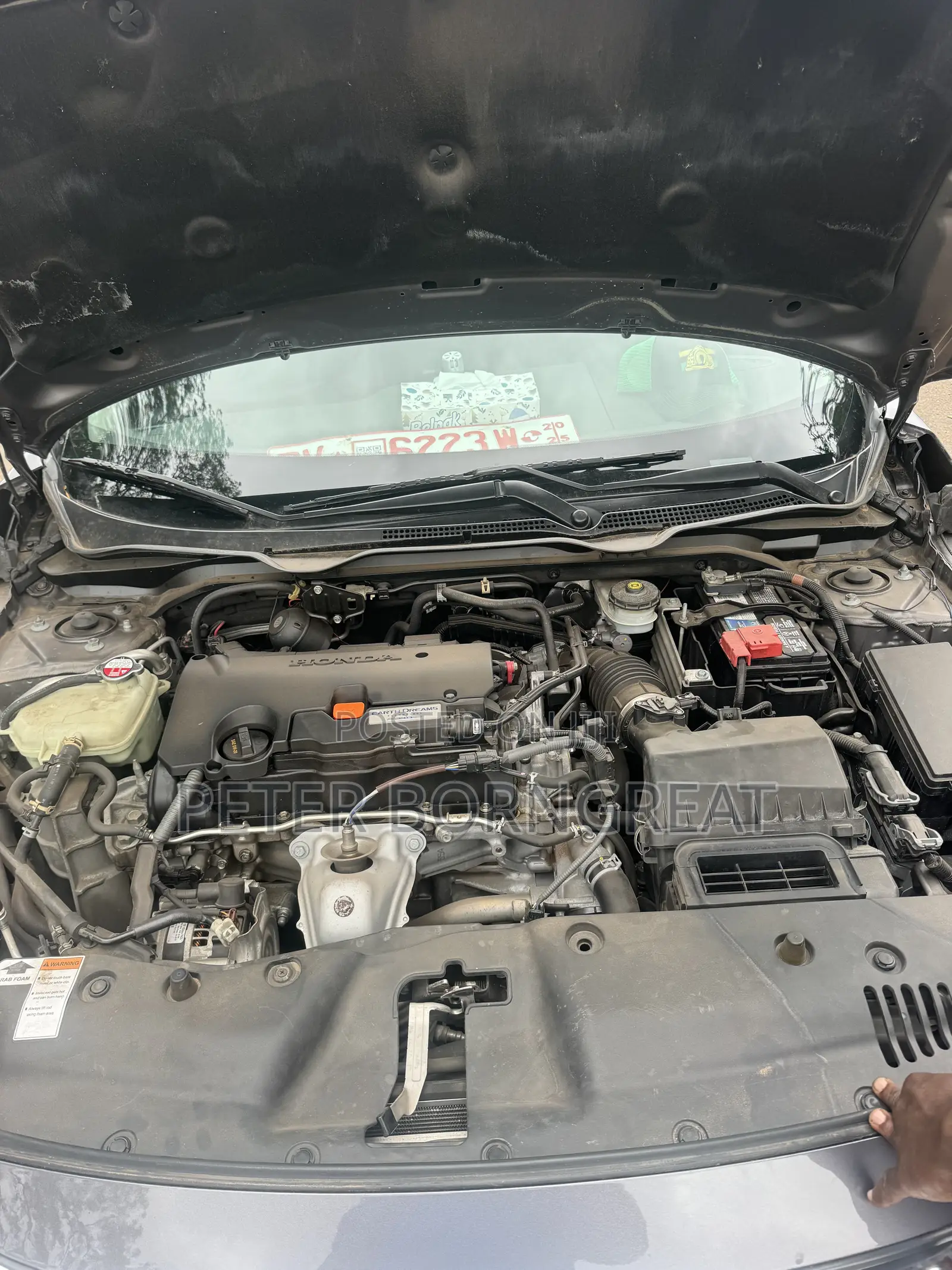Honda Civic LX Sedan 2018 Gray