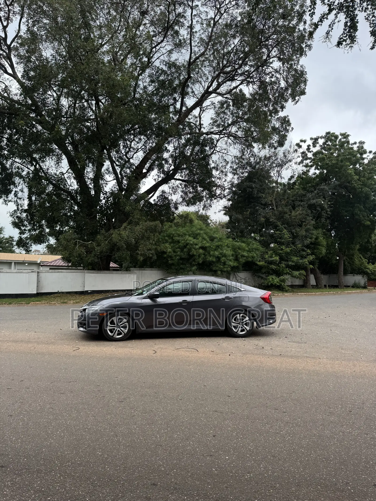 Honda Civic LX Sedan 2018 Gray