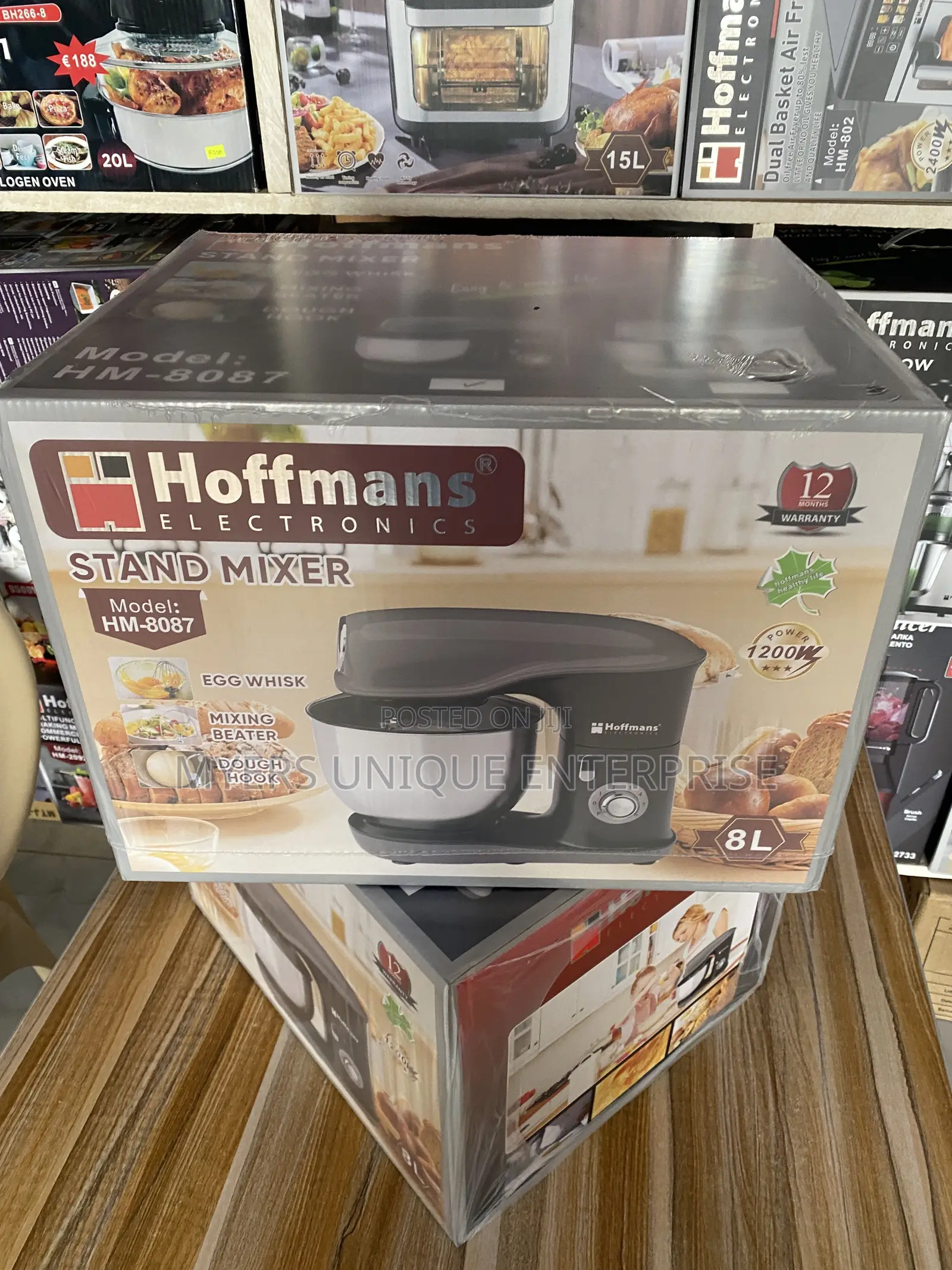 8 Litres Stand Mixer for Baking Bread & Cake