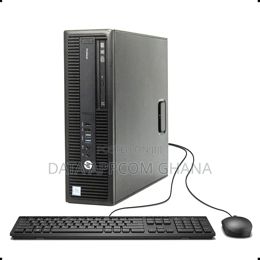 New Desktop Computer HP ProDesk 600 G3 8GB Intel Core i3 SSD 128GB