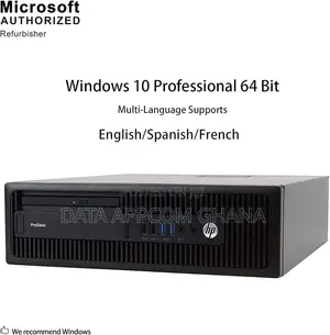 New Desktop Computer HP ProDesk 600 G3 8GB Intel Core i3 SSD 128GB