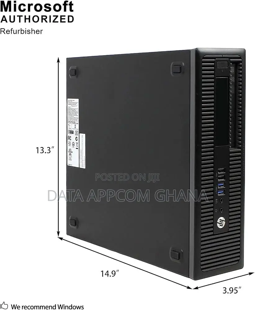 New Desktop Computer HP ProDesk 600 G3 8GB Intel Core i3 SSD 128GB