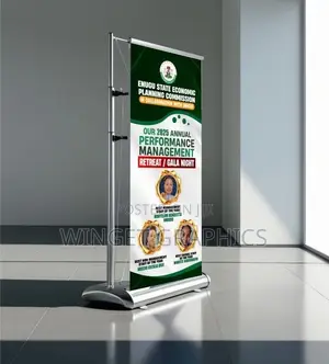 Roll-Up Banner With Stand