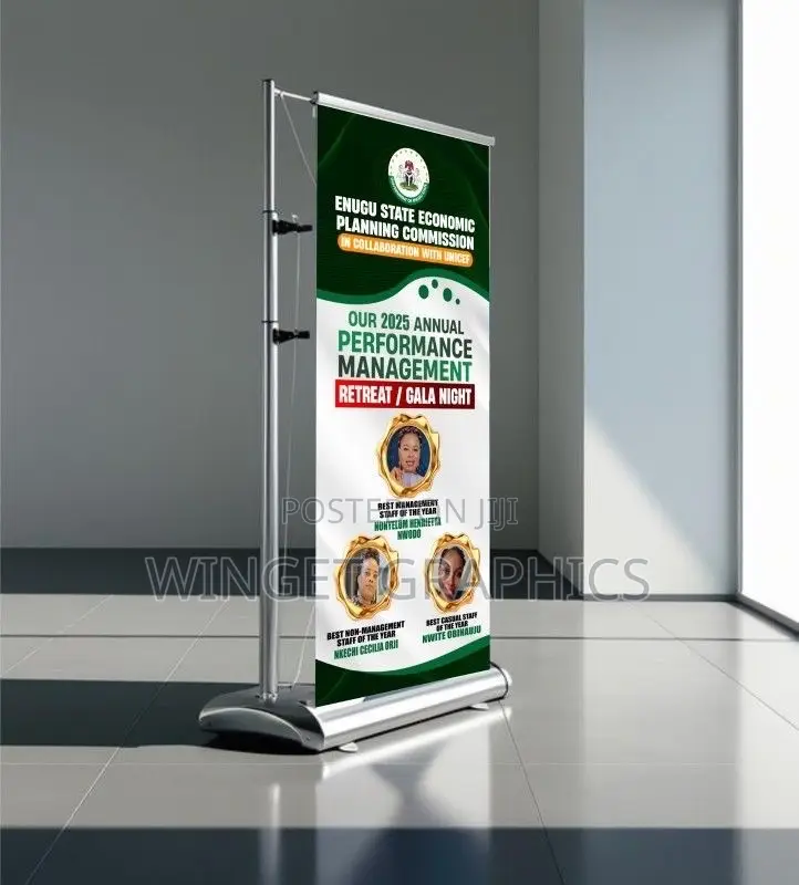 Roll-Up Banner With Stand