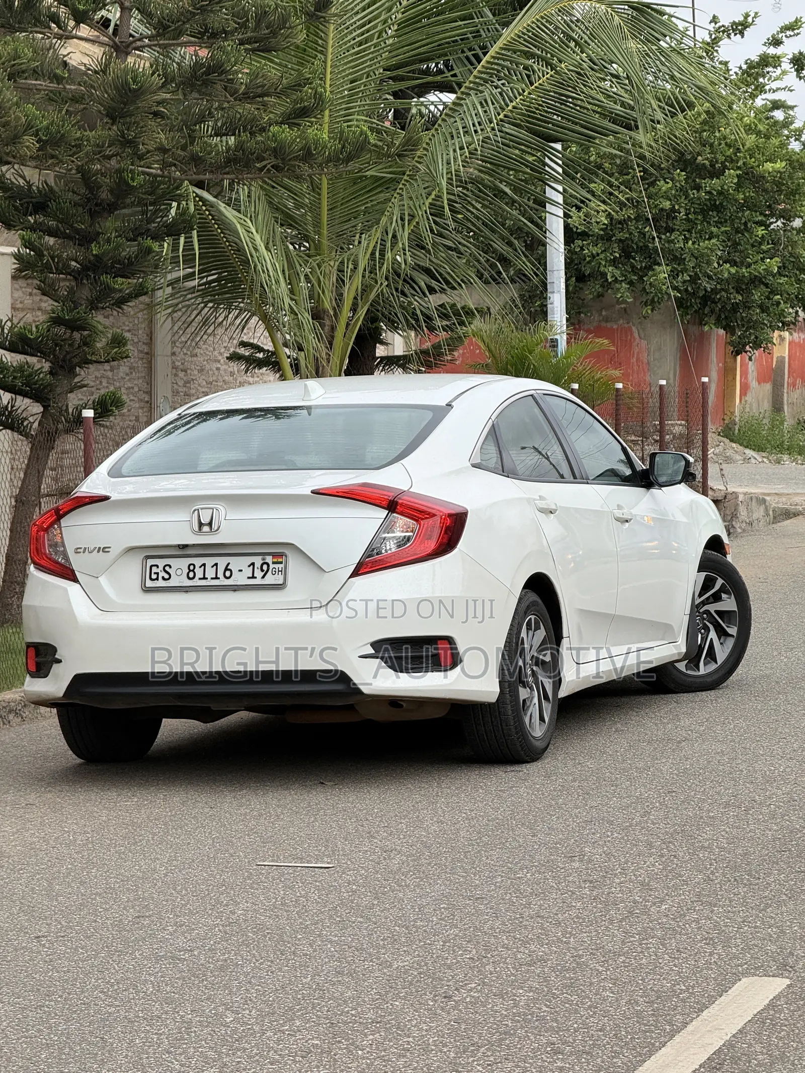 Honda Civic EX 4dr Sedan (2.0L 4cyl) 2017 White