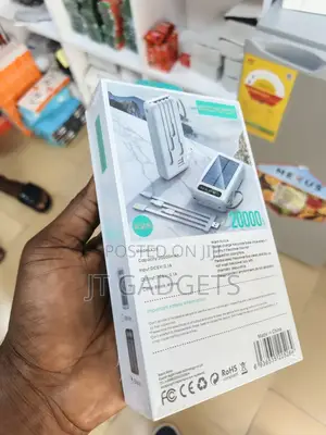 Sovo X28 Solar Power Bank — 20,000mah