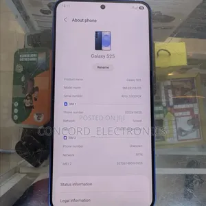 Samsung Galaxy S25 128 GB Blue