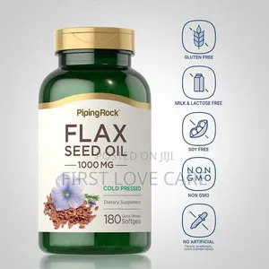 Piping Rock Flaxseed Oil, 1000 Mg, 180 Quick Release Softgels