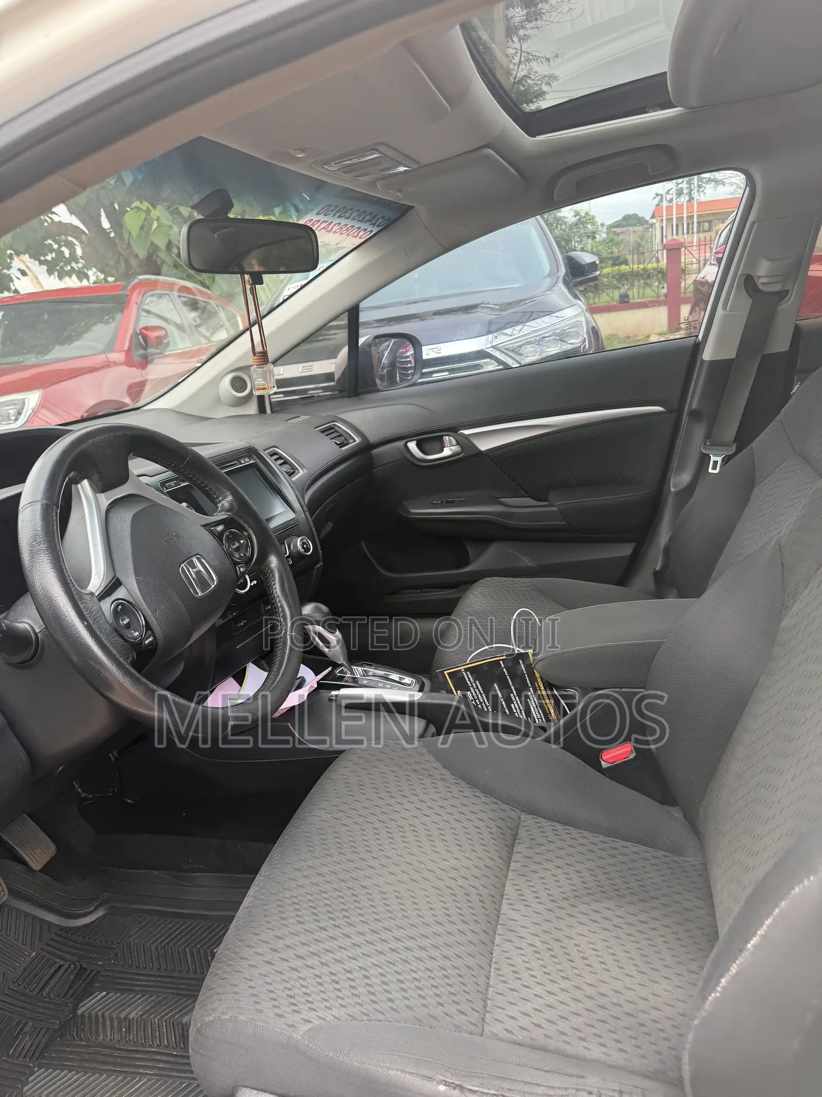 Honda Civic Sedan EX 2013 White