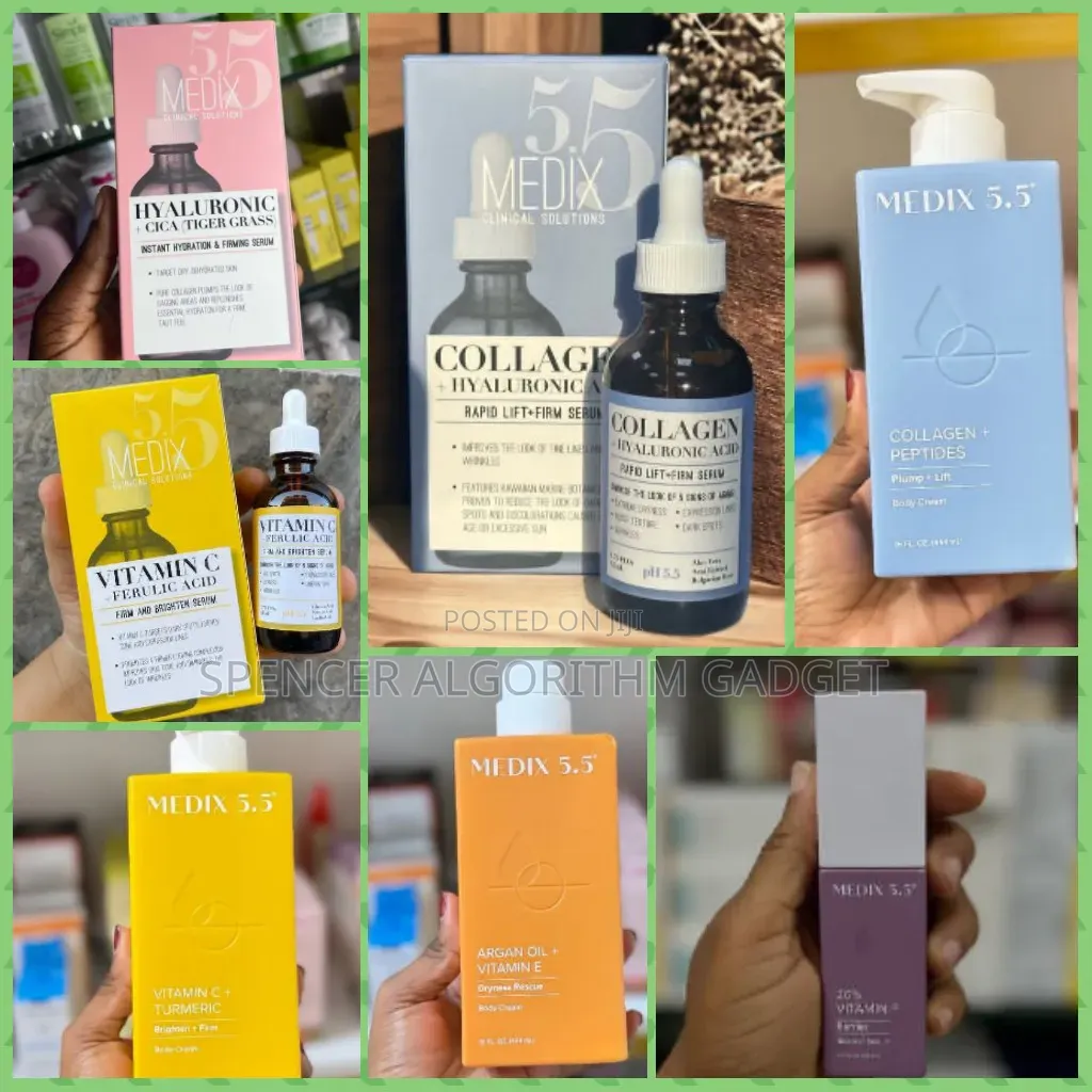 Medix 5.5 Body Lotion and Face Serum-250gh for Each