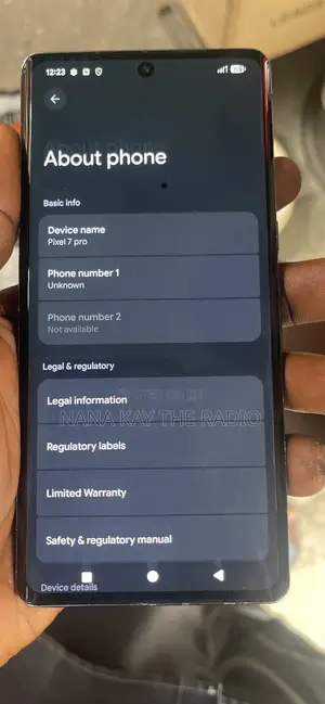 Google Pixel 7 Pro 128 GB Black