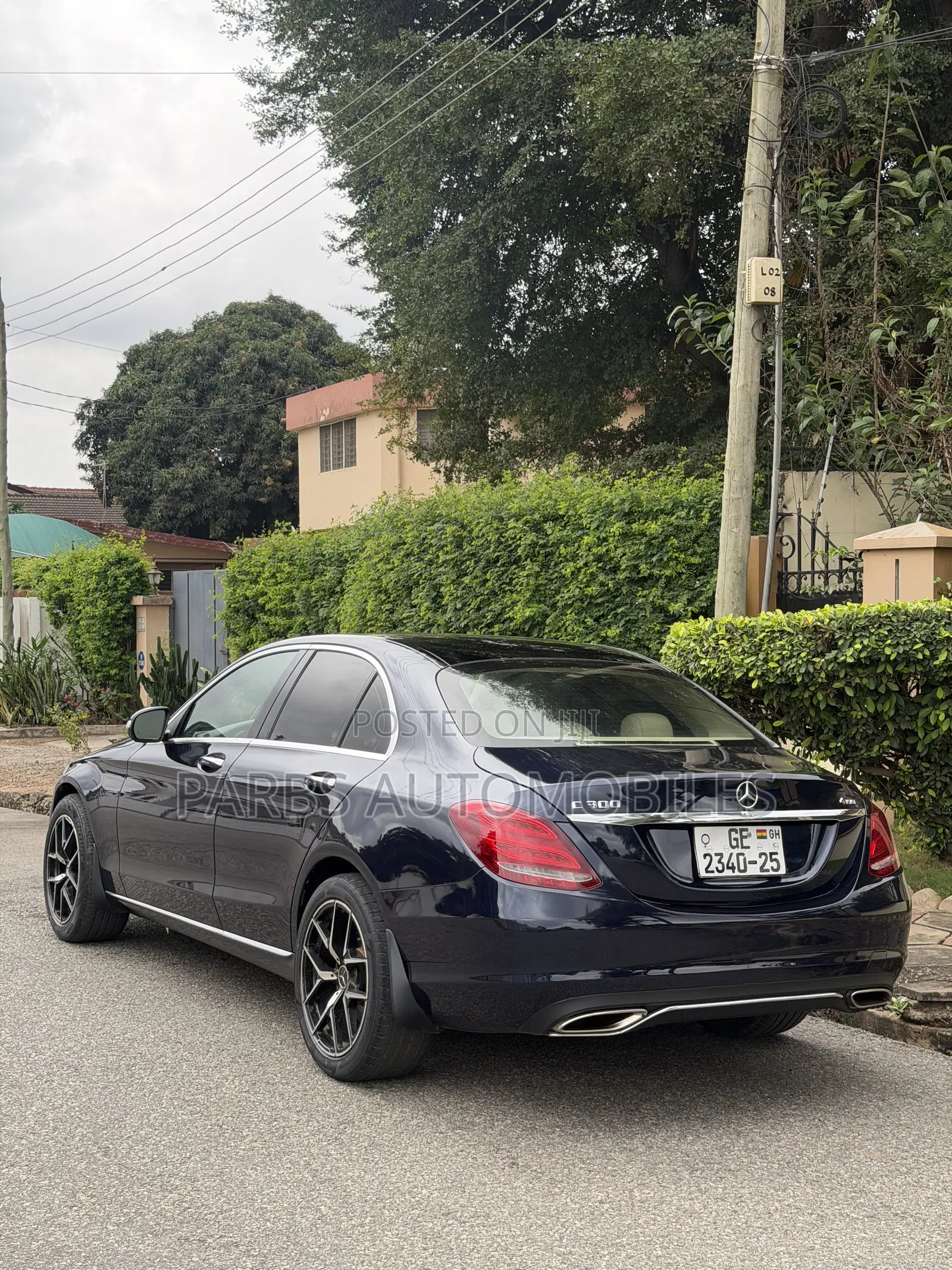 Mercedes-Benz C300 Luxury 4Matic Sedan AWD (2.0L 4cyl 7A) 2016 Black