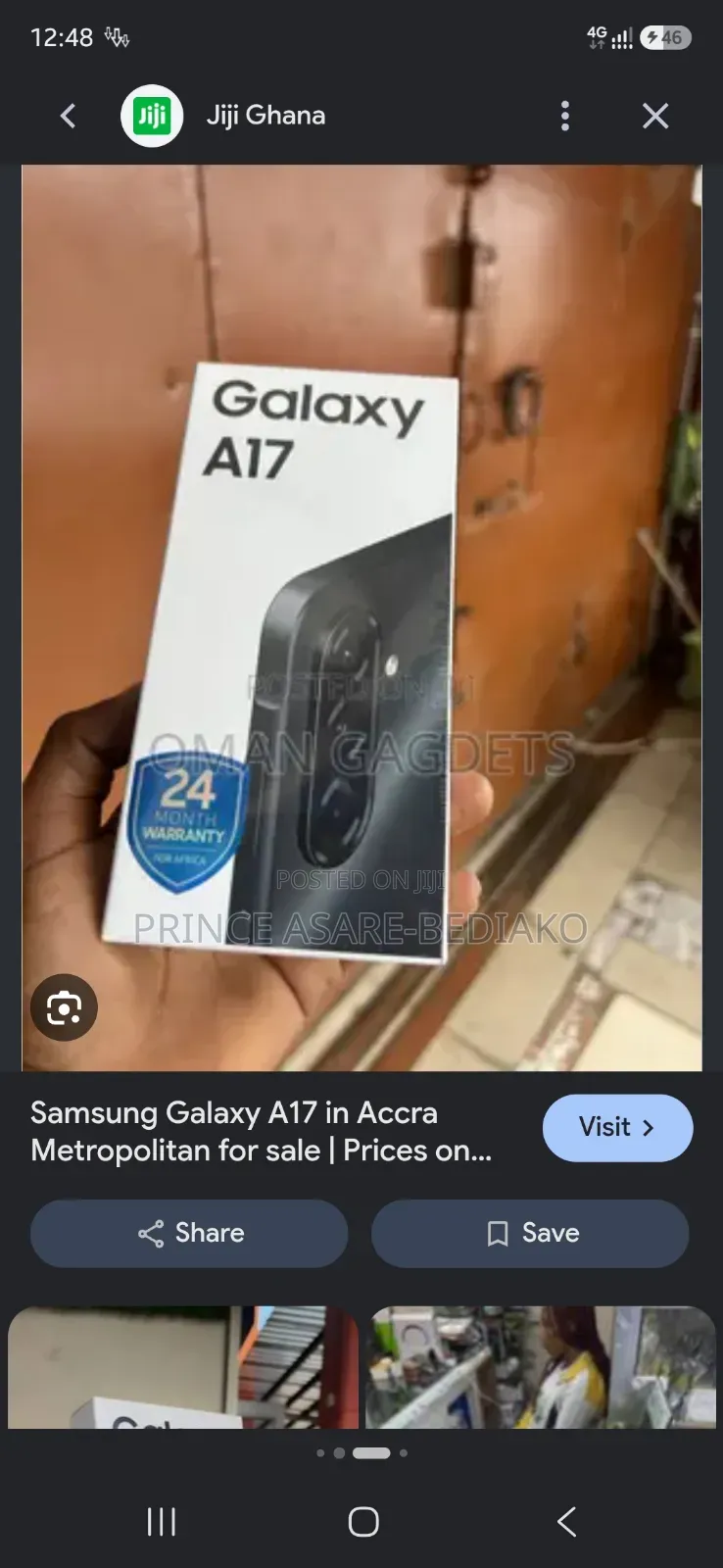 Samsung Galaxy A17 128 GB Black