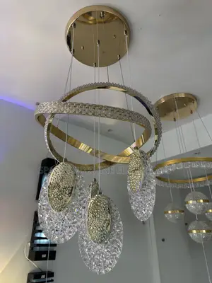 Modern Crystal Ring Chandelier
