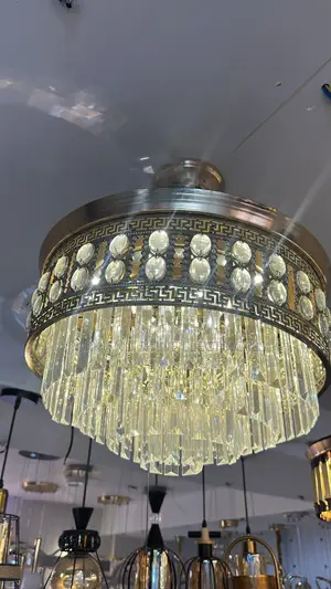 Fanlight Premium Spiral Crystal Chandelier