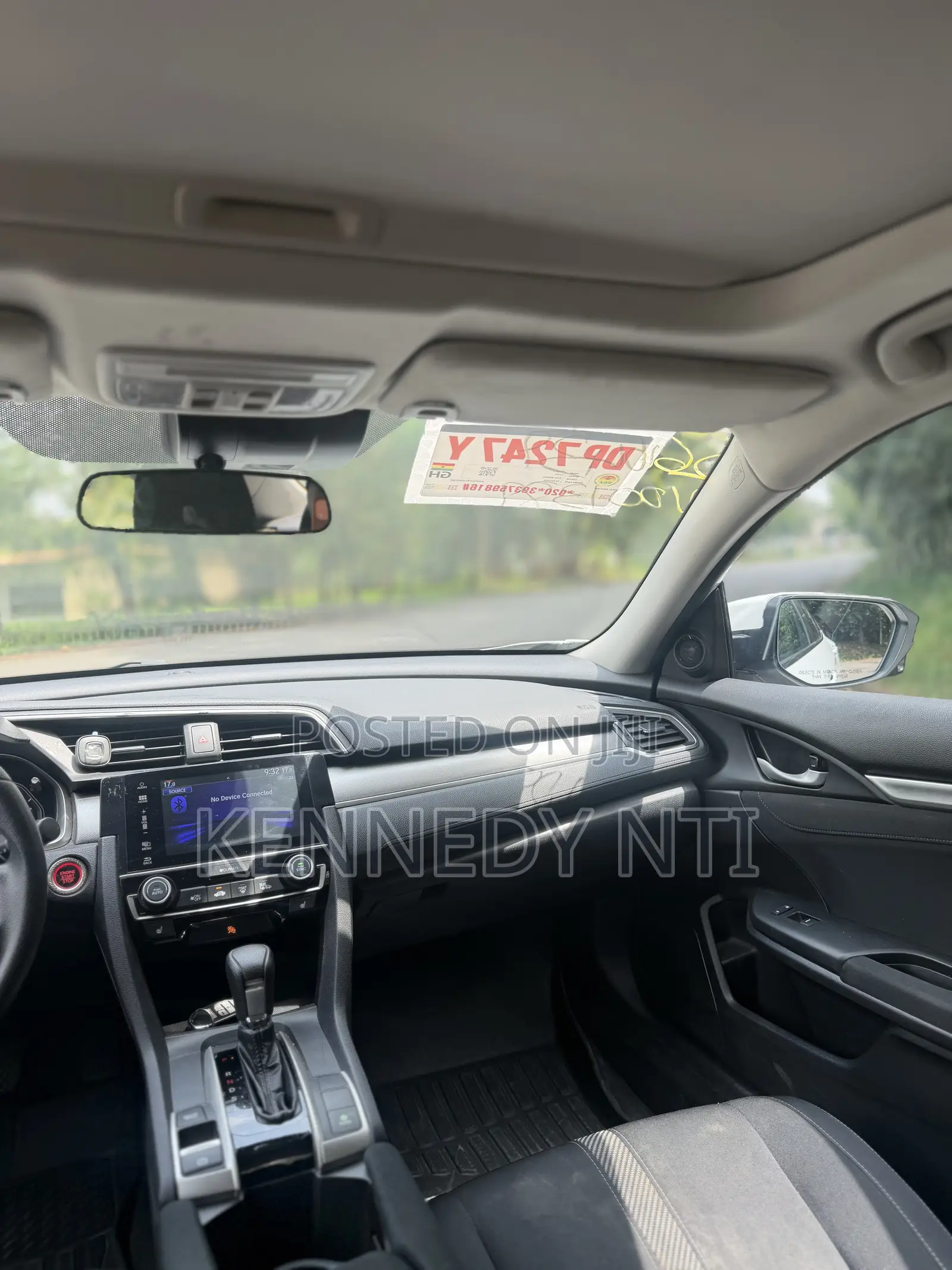 Honda Civic EX 4dr Sedan (2.0L 4cyl) 2017 White