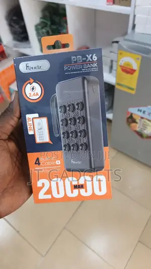 FSUDZ PB-X6 20,000mAh POWER BANK — Your All-in-One Charging Companion!