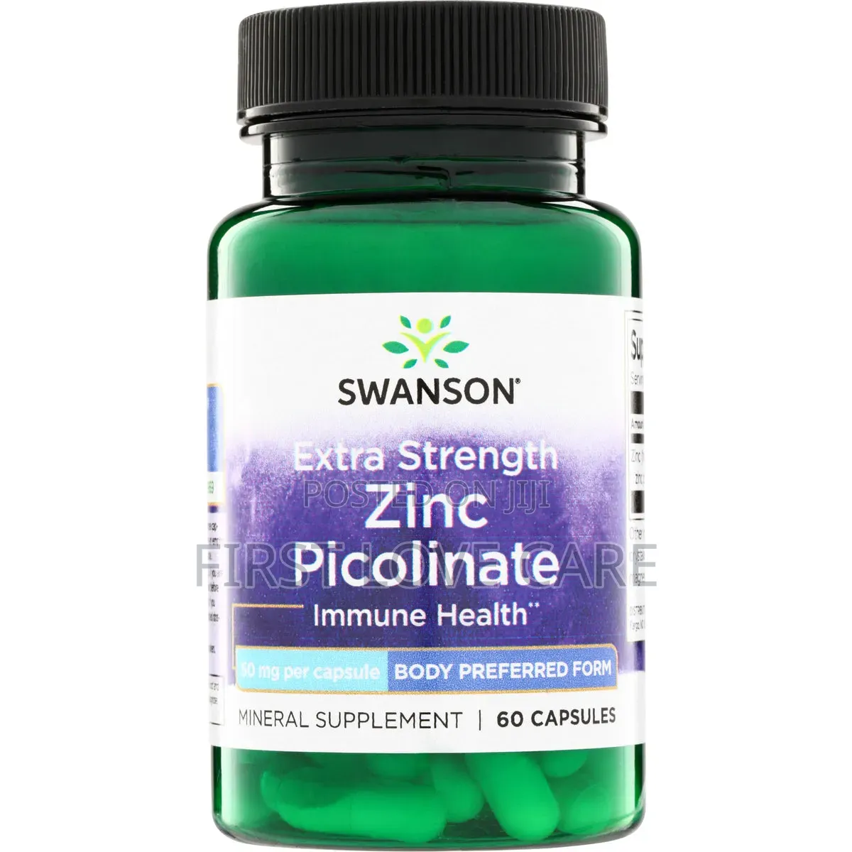 Swanson Vitamins Extra Strength Zinc Picolinate - 50mg