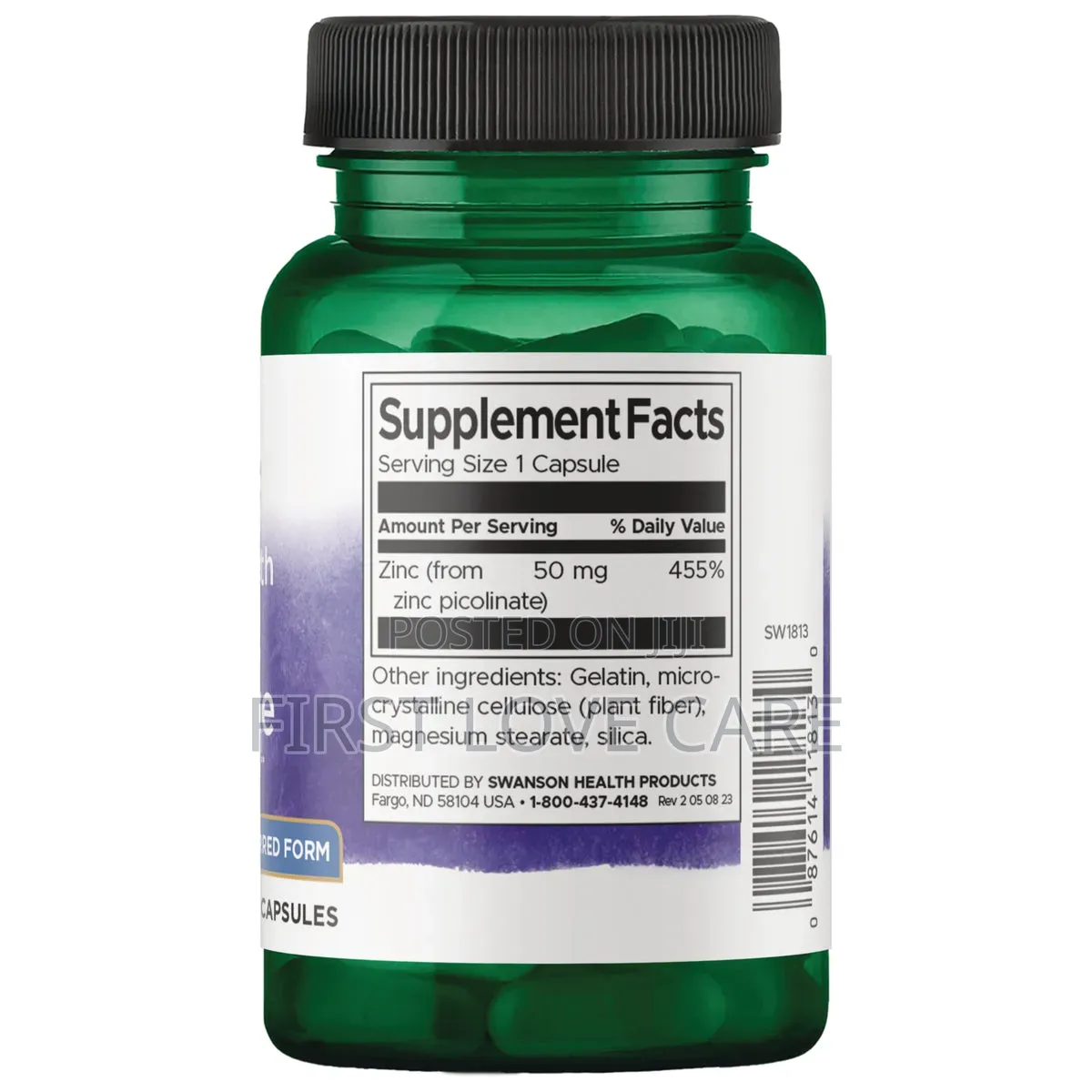 Swanson Vitamins Extra Strength Zinc Picolinate - 50mg