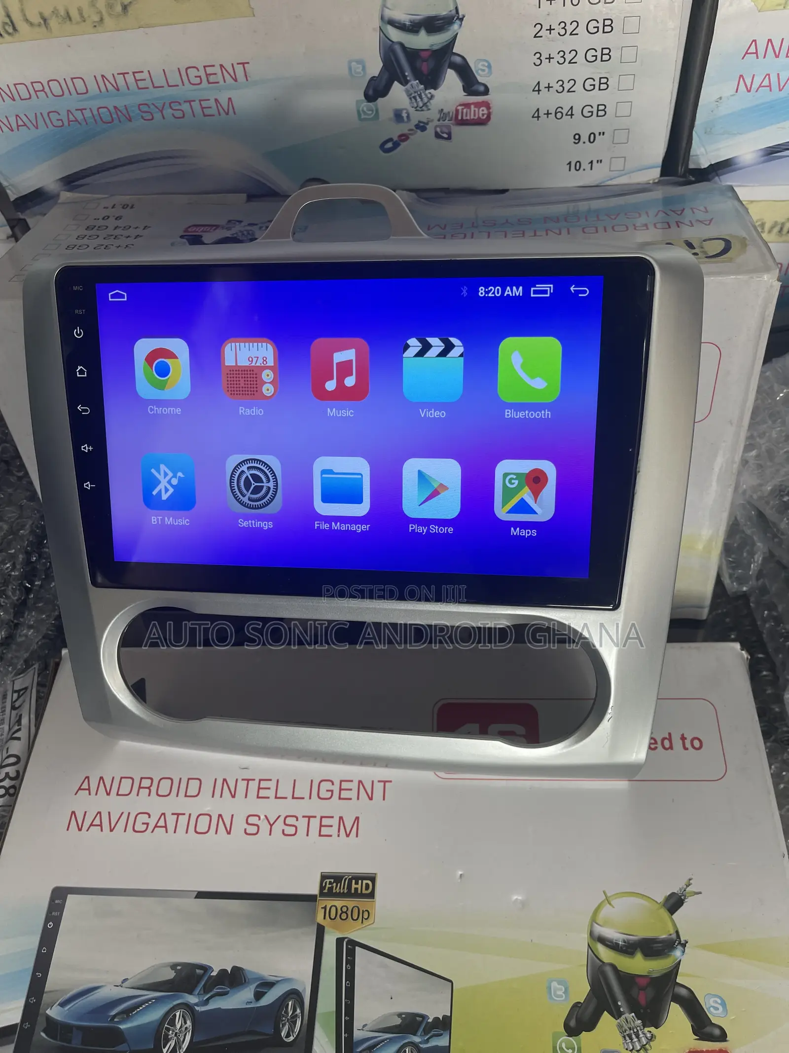 Ford Focus 2009 Android Infotainment Upgrade Screen