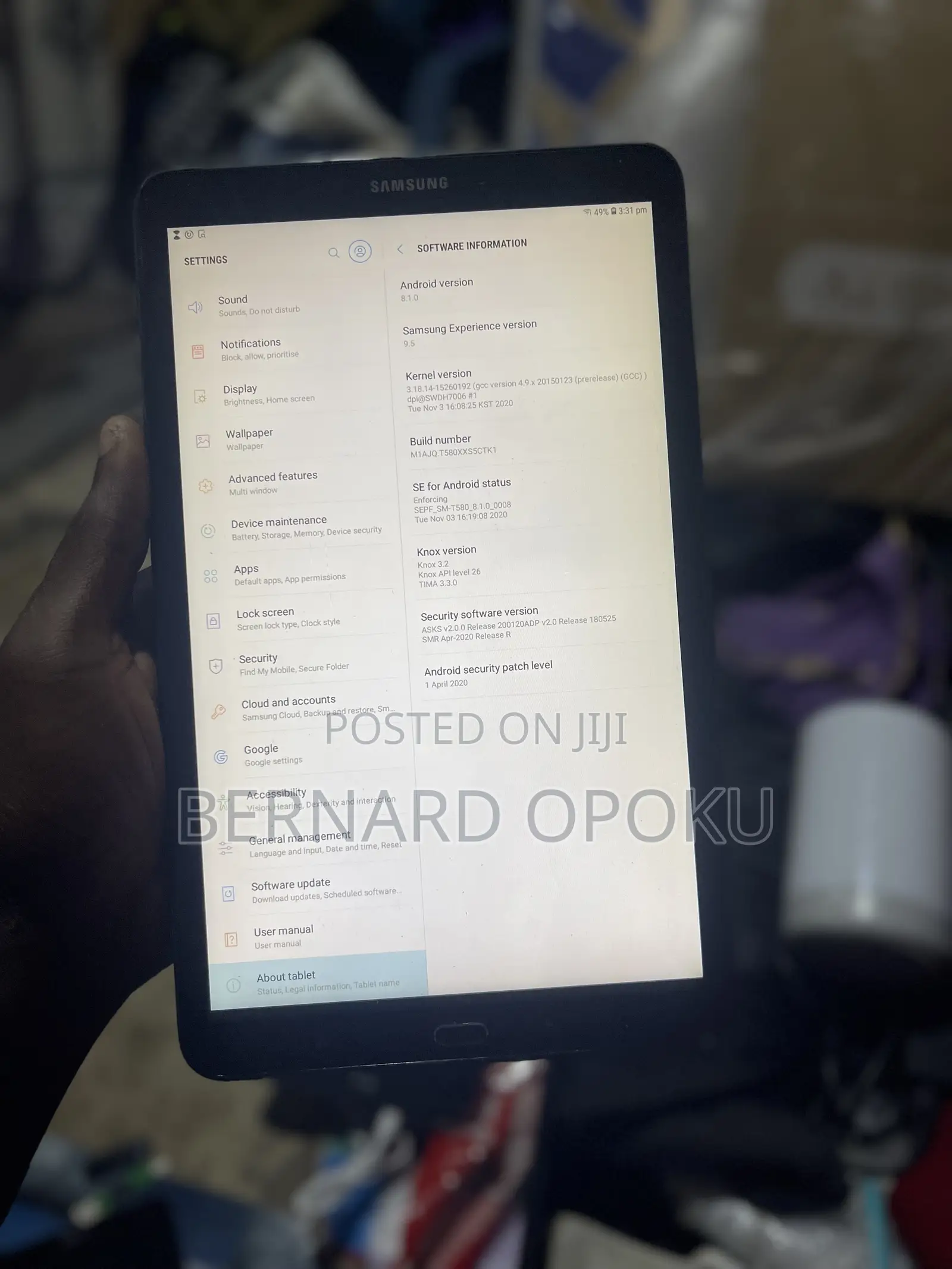 Samsung Galaxy Tab A 10.1 (2016) 32 GB Black