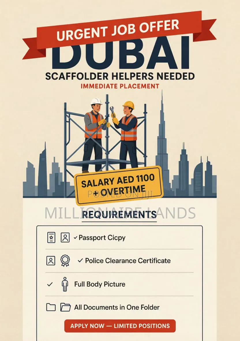 Scaffolding Helpers to Dubai