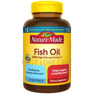 Nature Made® Fish Oil Provides 1000 Mg (300 Mg Omega-3) 90 Softgel