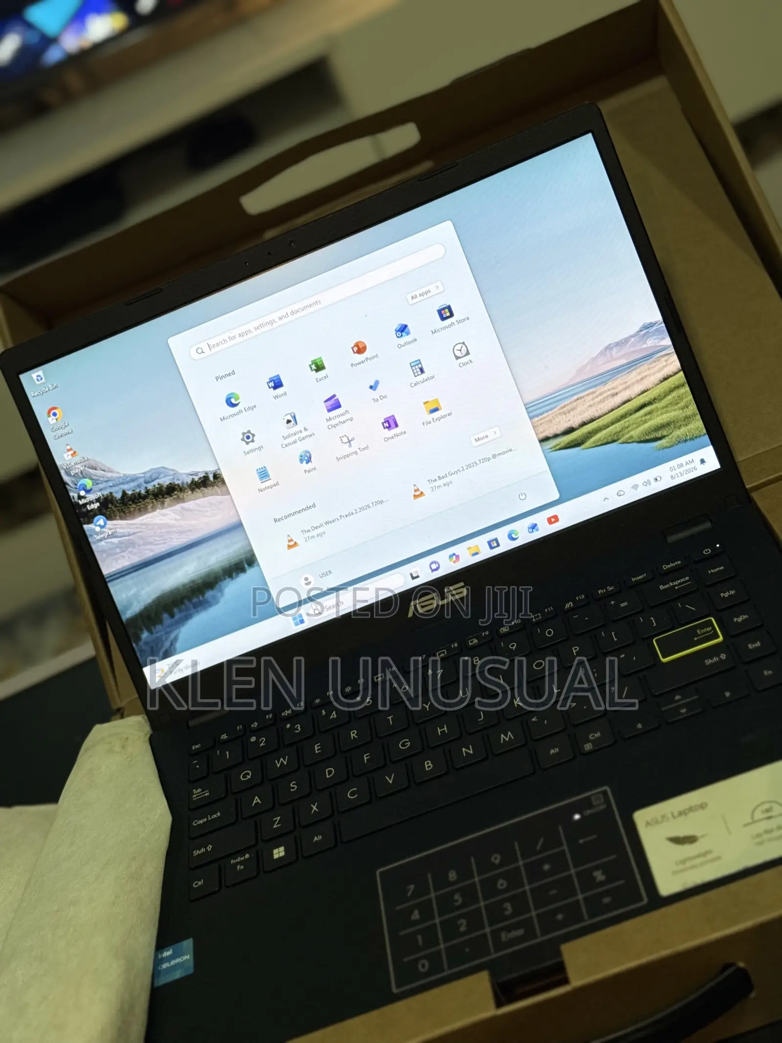 Laptop Asus 4GB Intel Celeron SSD 72GB