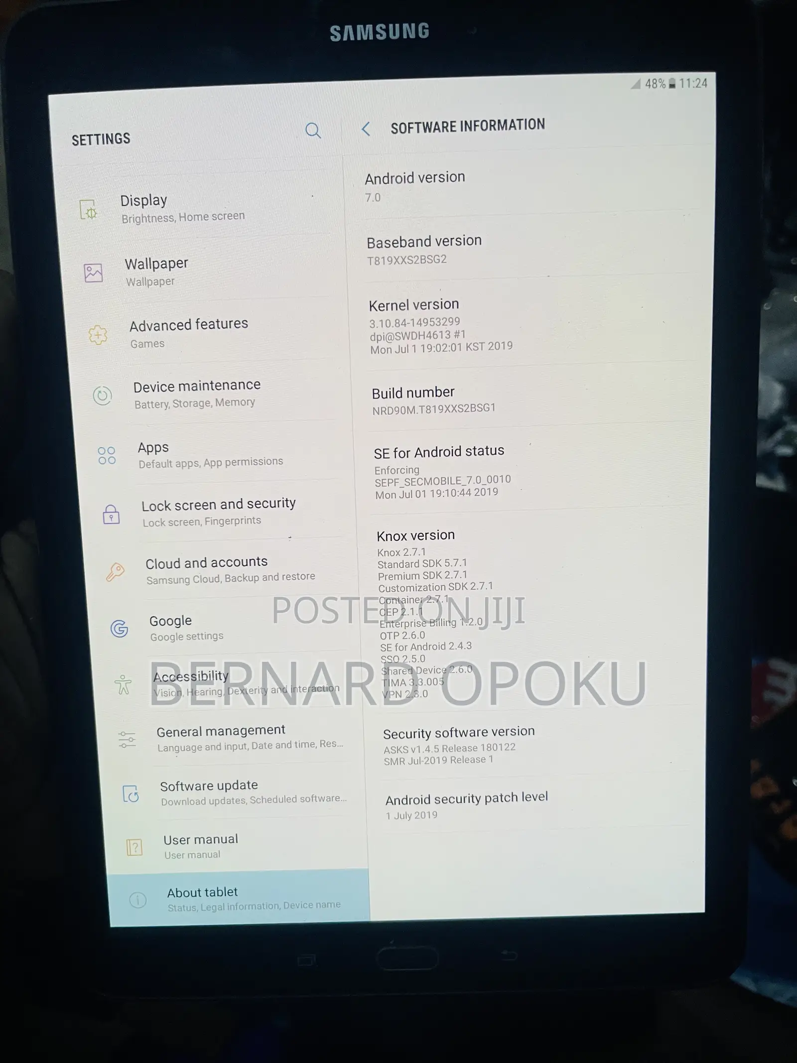 Samsung Galaxy Tab S2 9.7 32 GB Black