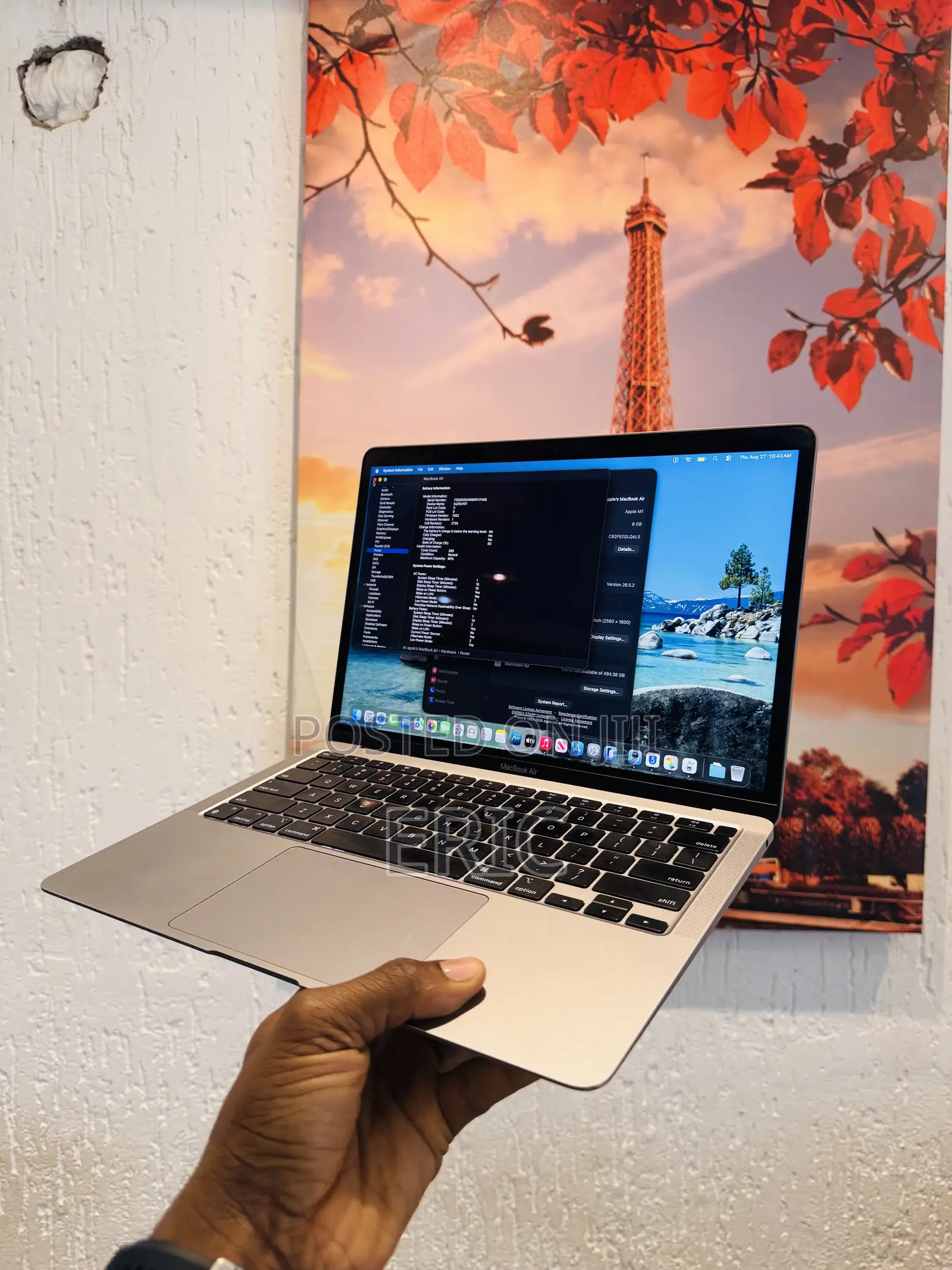 Laptop Apple MacBook Air 2020 M1 8GB Apple M1 SSD 512GB