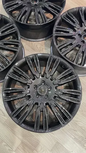 This Is Original Black Mat Alloy Rims Range Rover Sports_Velar 22 Inch
