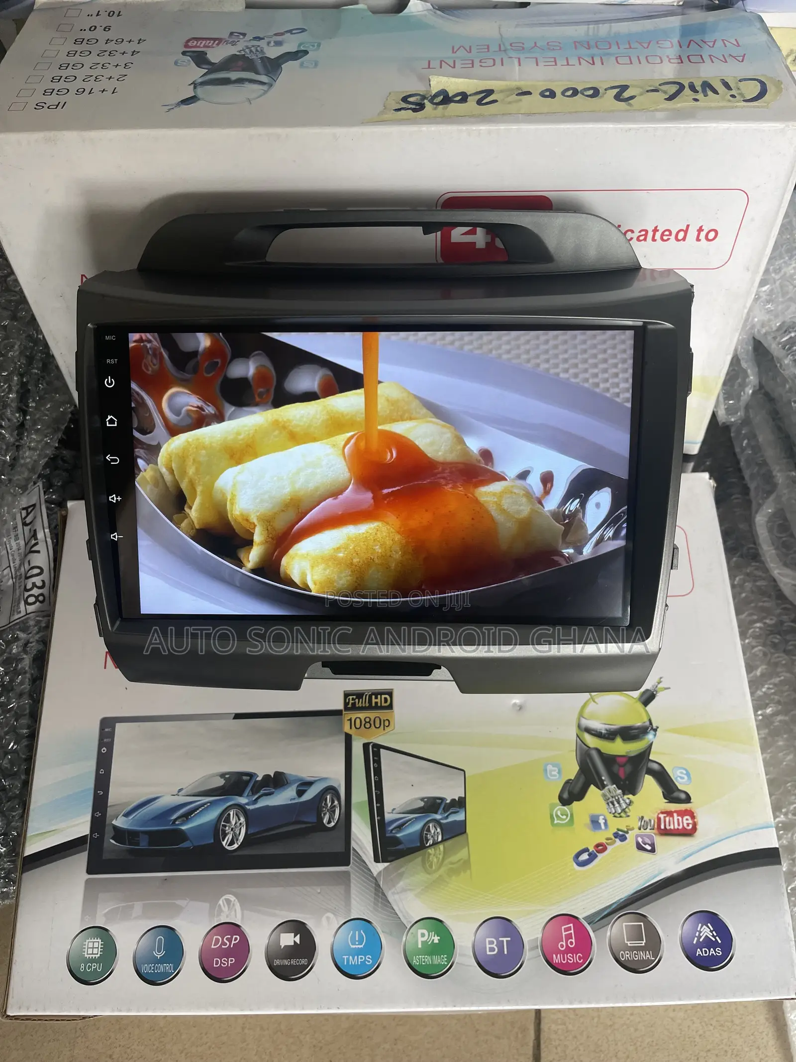 Kia Sportage 2012 Android Infotainment Upgrade Screen