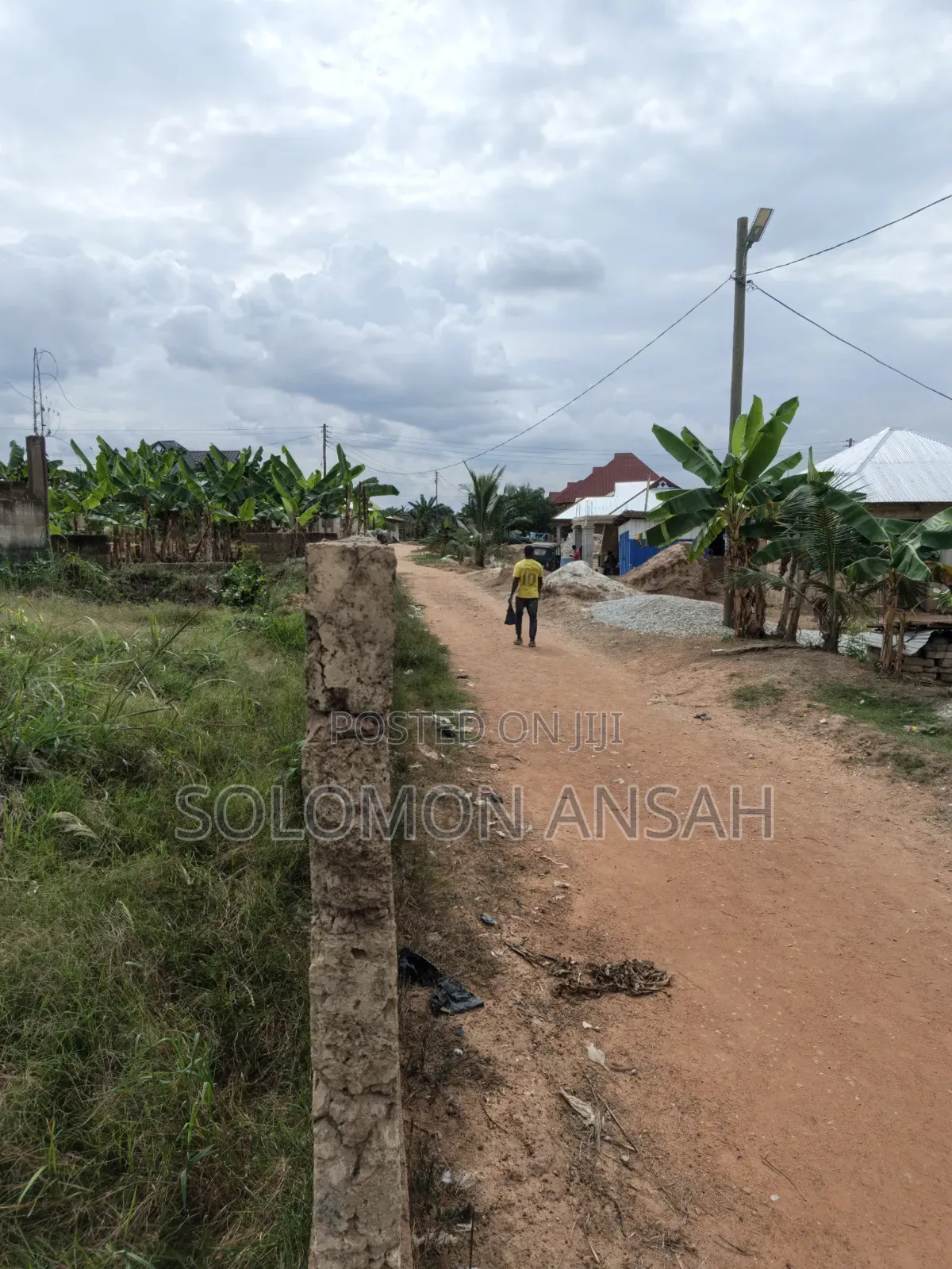 Two Plot With Proposed Guest House Structure  for Sale at Abuontem