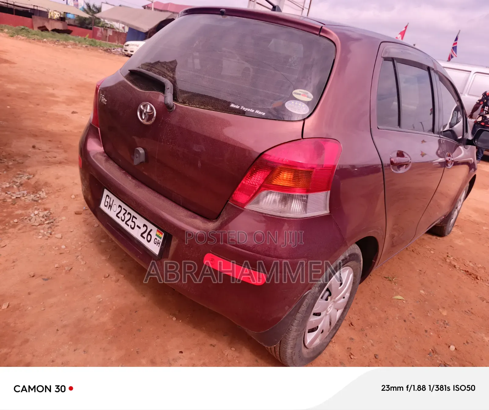 Toyota Vitz 2010 Red