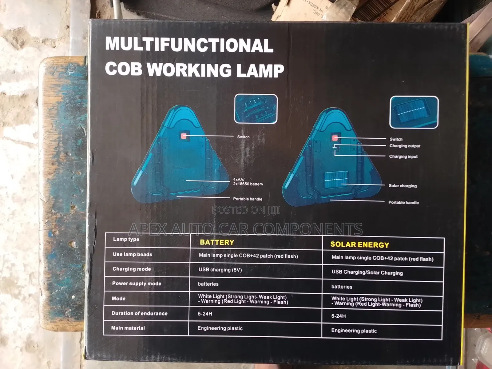 Multifunctional COP Working Lamp( Triangle)