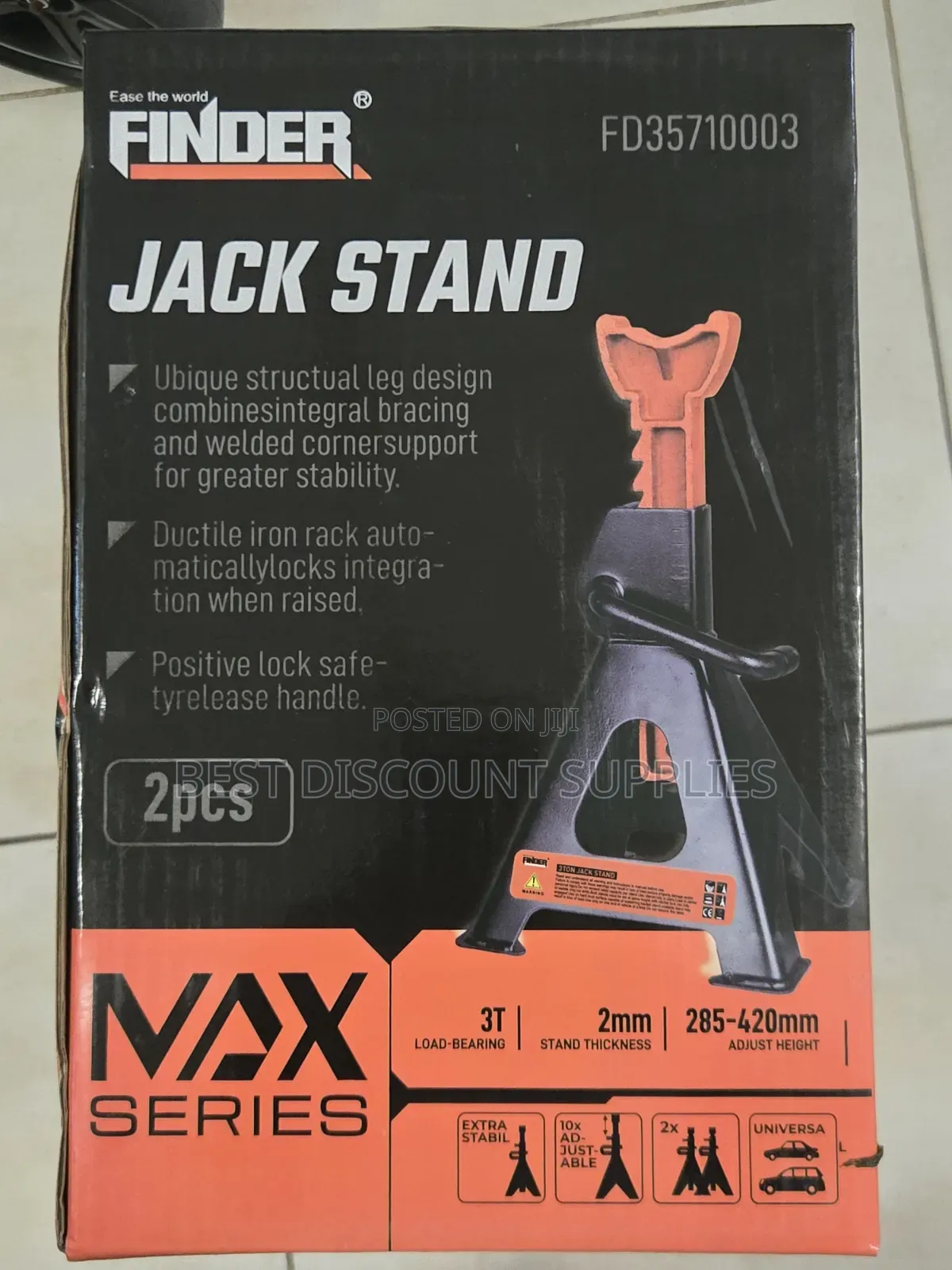 3 Ton Jack Stands by Finder Hogh Quality