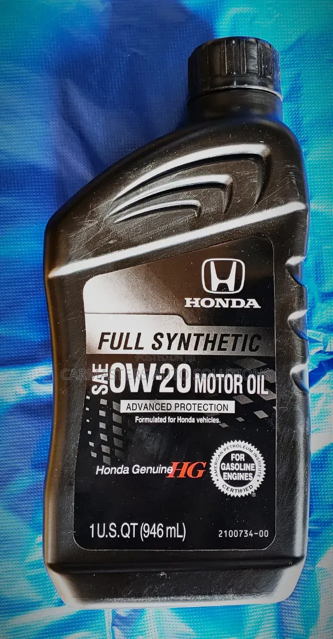 Honda Genuine Full Synthetic 0w-20 Engine Oil - 1 Quart