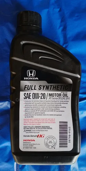 Honda Genuine Full Synthetic 0w-20 Engine Oil - 1 Quart