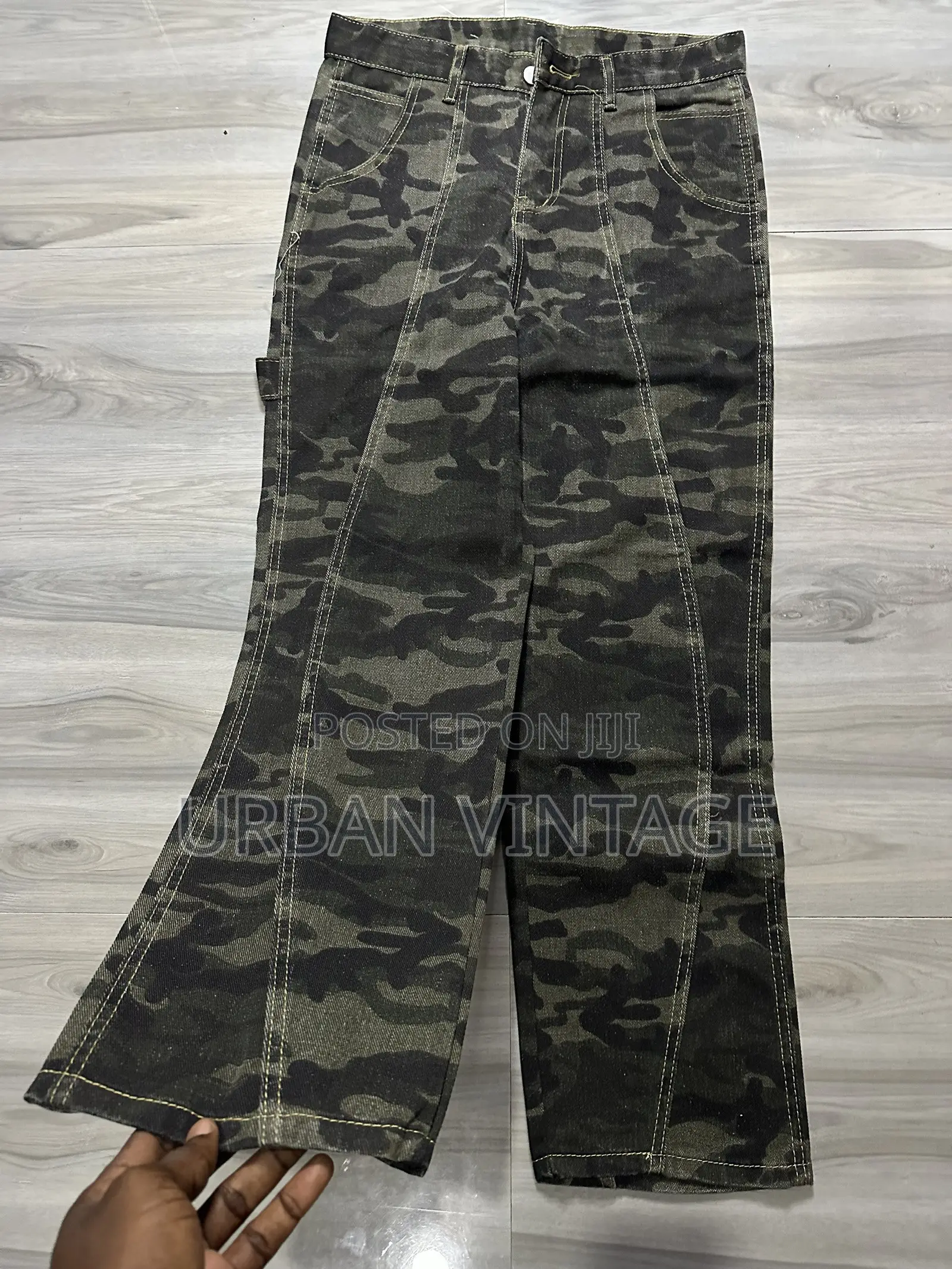 Cargo Pants and Baggy Camouflage Jeans