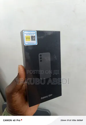 New Samsung Galaxy S24+ 256 GB Black