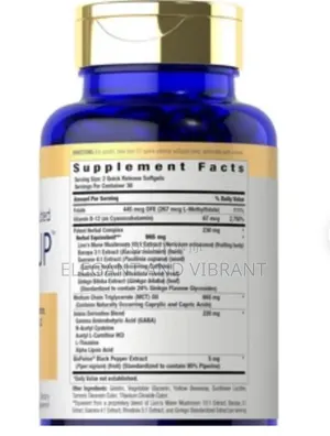 BrIn Up With L-Theatine, Bucopa and Vitamin B12 to Recharge Memory
